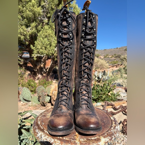 Freebird By Steven Grany Lace Up Boots - Picture 7 of 16